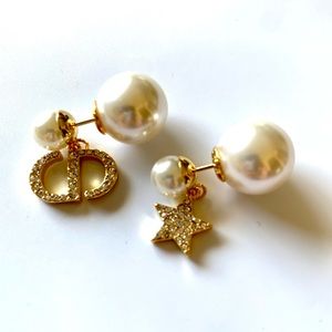 Dior Tribales Glass Pearl Earrings *repost